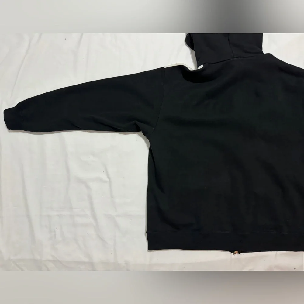 VTG A Bathing Ape BAPE Digital Print Y2K Stars Nigo Parka Zip Hoodie RARE BLACK - Picture 14 of 16